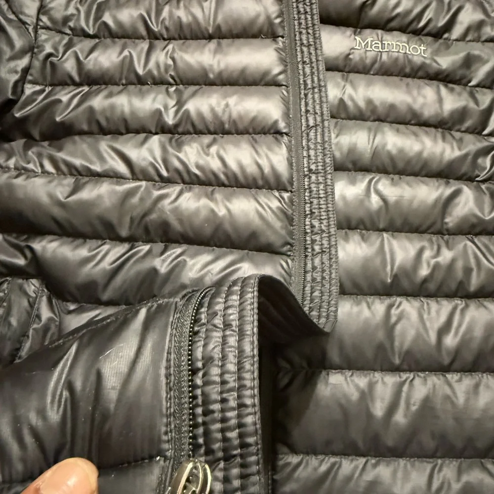 Marmot Black Puffer Jacket - Picture 5 of 7